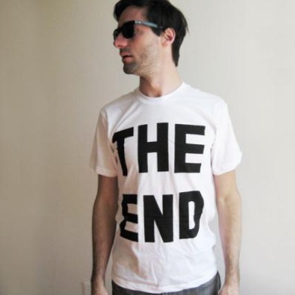 THE END tee by printliberation via ETSY - 16.00